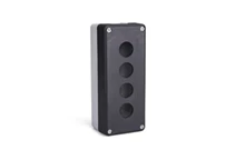 P Series Plastic 4 Holes EMPTY Black-Grey Control Box
